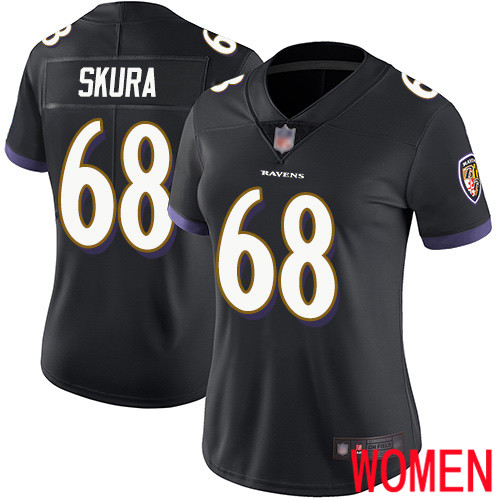 Baltimore Ravens Limited Black Women Matt Skura Alternate Jersey NFL Football #68 Vapor Untouchable